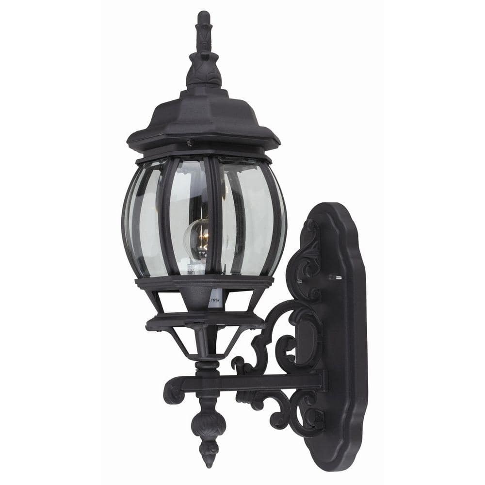 black exterior coach lights