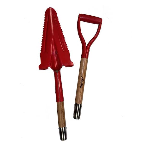 Ashman Online 46 in. Wood Handle D-Grip Carbon Steel Adjustable