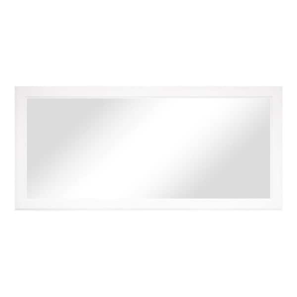 Rayne Heritage (33 in. W x 80 in. H) White Hardwood Poplar Mirror