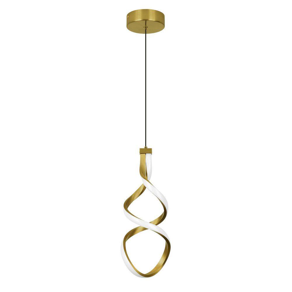 Jasslynn 15W 1-Light Gold Modern Integrated LED Pendant Lights for Kitchen Island Eye-Care Dining Room Hanging Lights price history on PriceWatchPro