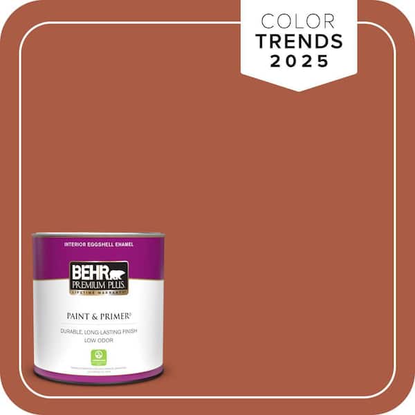 BEHR PREMIUM PLUS 1 qt. #M190-7 Colorful Leaves Eggshell Enamel Low Odor Interior Paint & Primer
