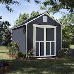 Meridian Do-It-Yourself  8 ft. x 10 ft. Ranch style Backyard Wood Storage Shed with Floor system  (80 sq. ft.)