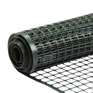 48 in. x 50 ft. Plastic Green Fence Temporary Barrier Garden Fence for Dog, Rabbit or Deer, Mesh Plant Protection