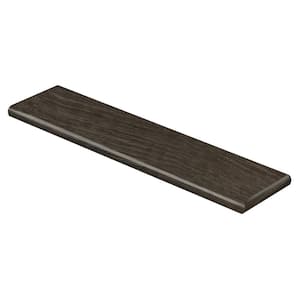 Choice Oak 47 in. L x 12-1/8 in. W x 1-11/16 in. T Vinyl Overlay Right Return for Stairs 1 in. T