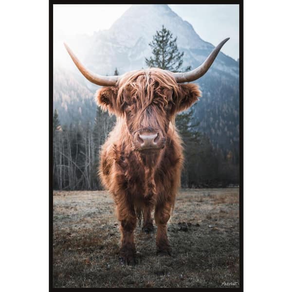 Unbranded "You Are Free" by Marmont Hill Floater Framed Canvas Animal Art Print 18 in. x 12 in.