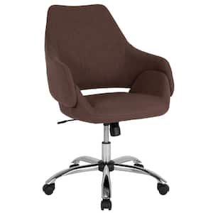 Brown Fabric Office/Desk Chair