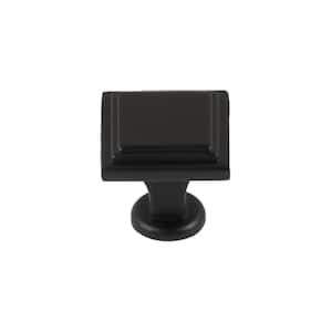 0 .94 in. Matte Black Zinc Material Cabinet Knob