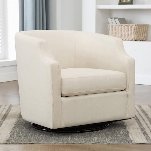 Unbranded Infinity Linen Polyester Club Chair 1 with Removable Cushions (Set of 1)