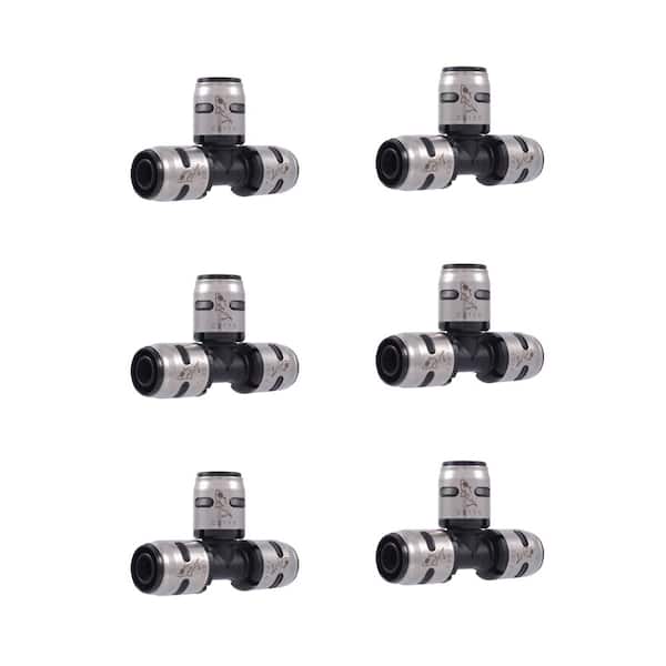 SharkBite 1/2 in. Push-to-Connect EVOPEX Plastic Tee Fitting (6-Pack)