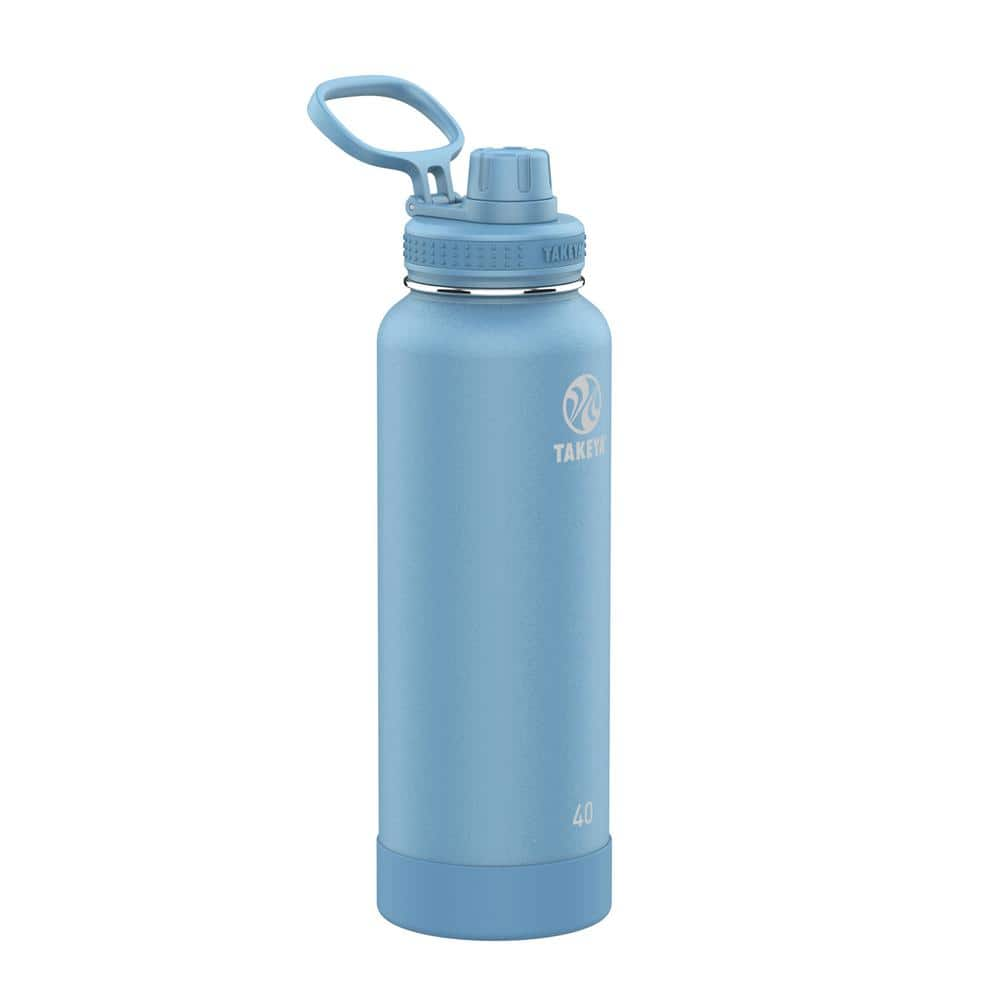 ALL IN MOTION Plastic WATER BOTTLE 40 Oz Durable Lightweight Blue 27148