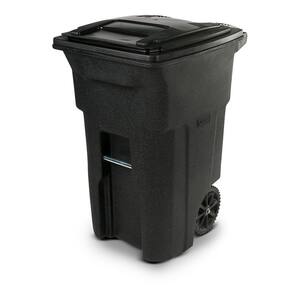 64 Gal. Blackstone Trash Can with Wheels and Attached Lid