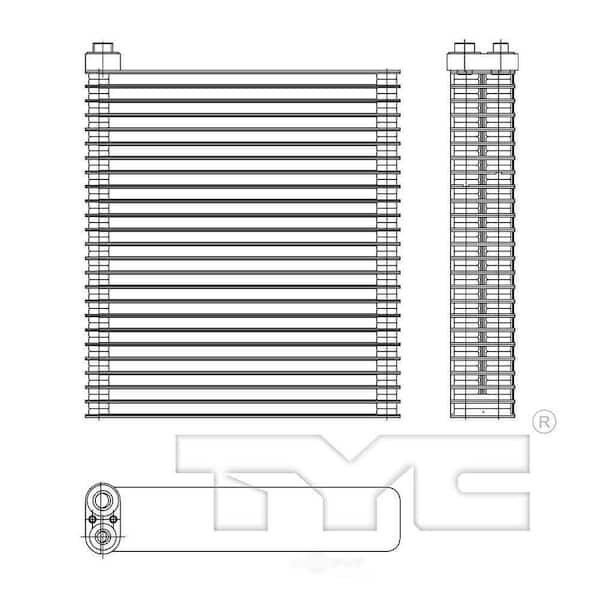 TYC A/C Evaporator Core 2008-2015 Nissan Rogue 2.5L