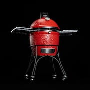 18 in. Classic Joe II Charcoal Grill in Blaze Red + Cover Bundle