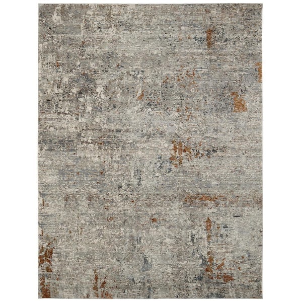 Greys/Beige 3 ft. 11 in. x 5 ft. 11 in. Area Rug