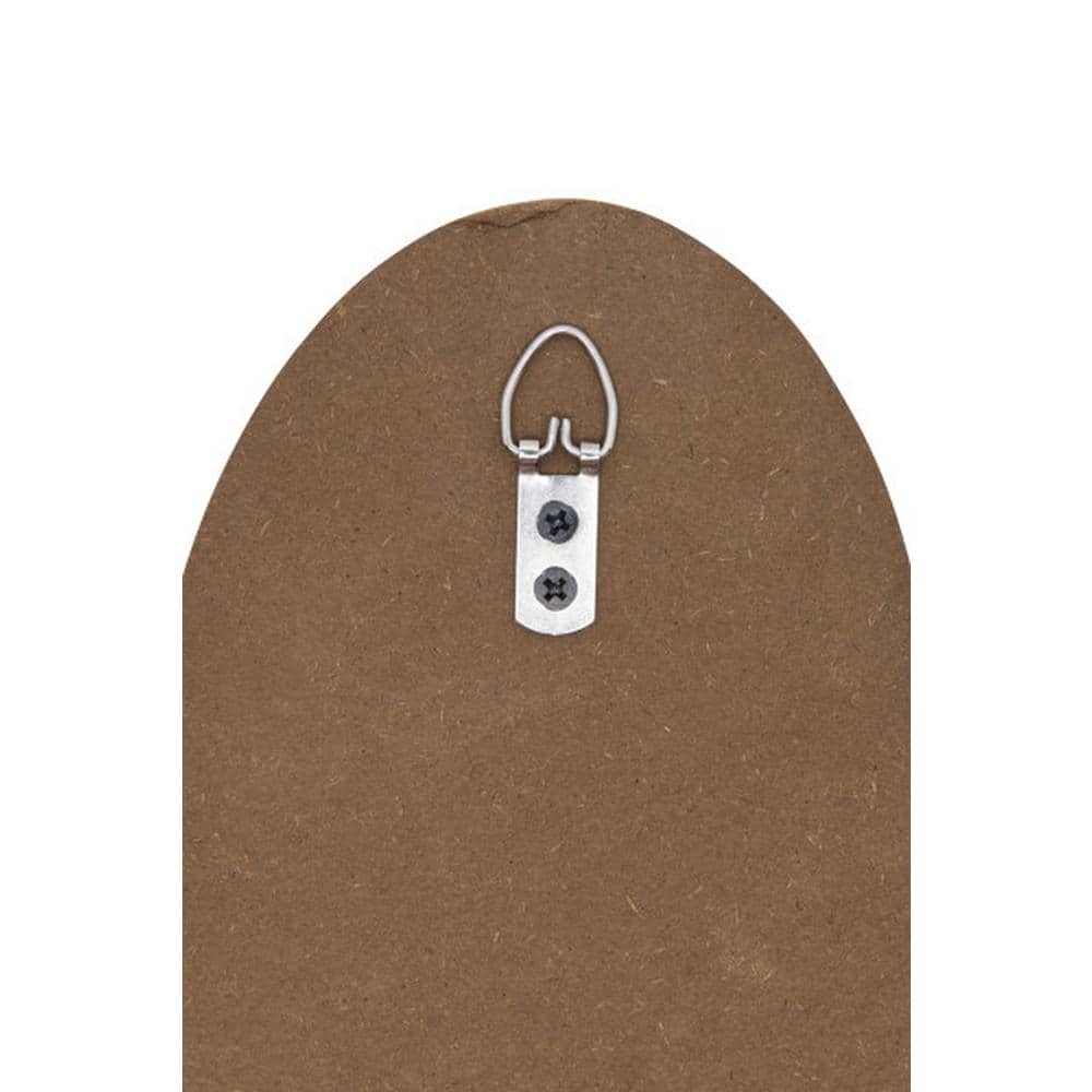 Creative Co-Op White Ironing Board Shaped Wood Sign with "Laundry Drop Your Pants Here" Black & Red Letters