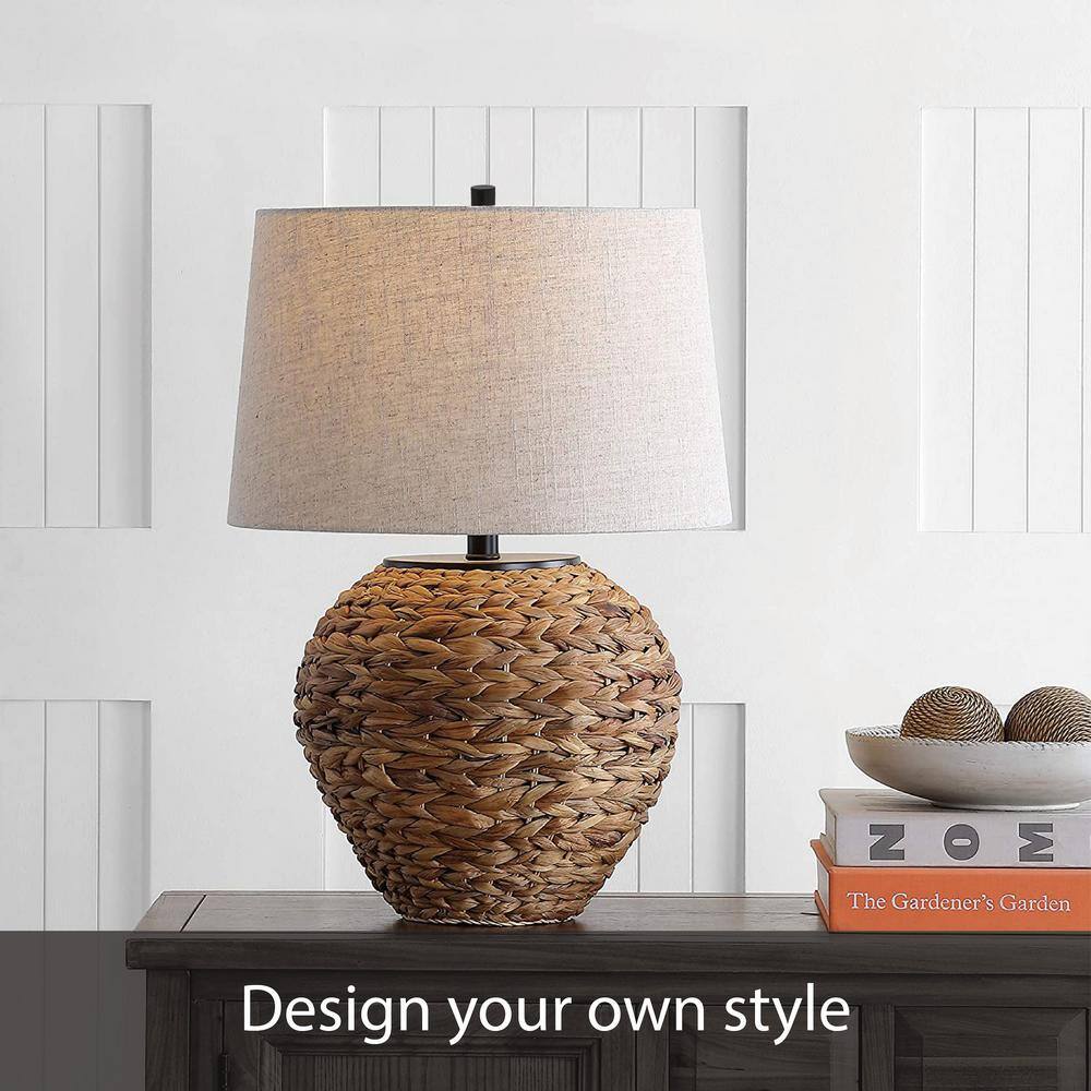Clear Faceted Crystal Round Lamp Finial with Brushed Nickel Base