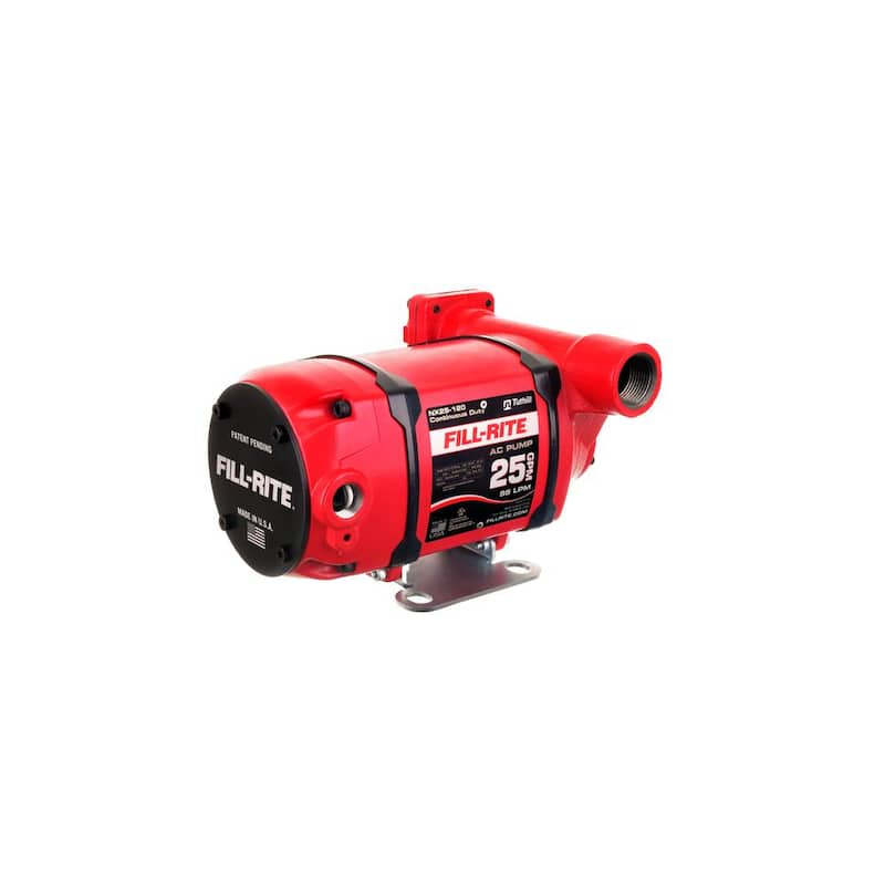 120-Volt 25 GPM 1/3 HP Continuous Duty Fuel Transfer Pump (Foot Mounted)