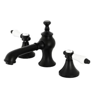 Bel-Air 8 in. Widespread 2-Handle Bathroom Faucet in Matte Black