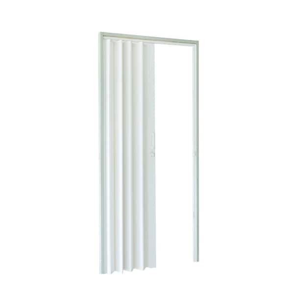 Everbilt Accordion Door Saturn White 36 in. x 80 in. SAT-36X80W