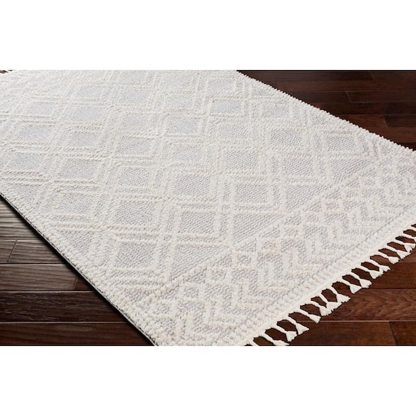 Obal Medium Gray/Cream 7 ft. x 9 ft. Indoor Area Rug