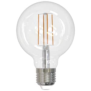 60-Watt Equivalent Dimmable Clear Filament G25 Medium (E26) LED Bulb, 4000K (8-Pack)