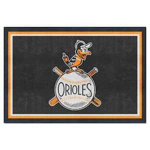 Baltimore Orioles 5ft. x 8 ft. Plush Area Rug