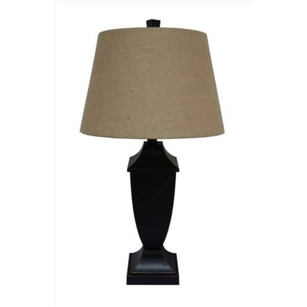 Fangio Lighting 30.5 in. Madison Bronze Polymer Table Lamp-DISCONTINUED