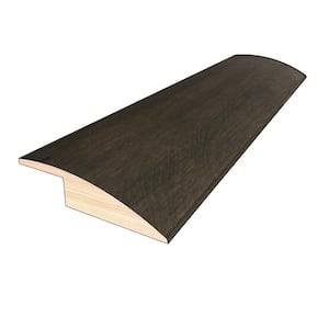 Tanned Leather 3/8 in. Thick x 1-1/2 in. Wide x 78 in. Length Hardwood Overlap Reducer Molding