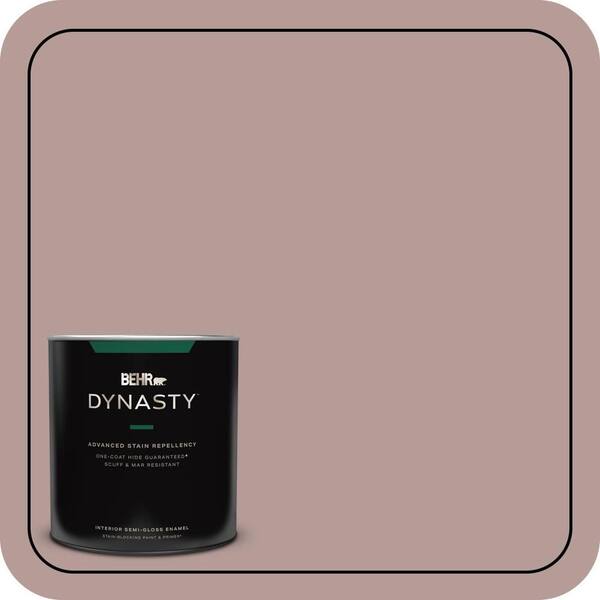 BEHR DYNASTY 1 qt. #710B-4 Quiet Refuge Semi-Gloss Enamel Interior Stain-Blocking Paint and Primer
