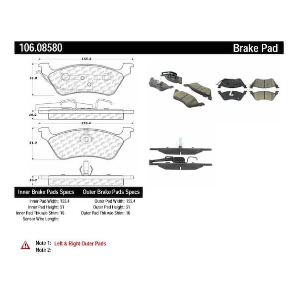 Centric Parts Disc Brake Pad Set