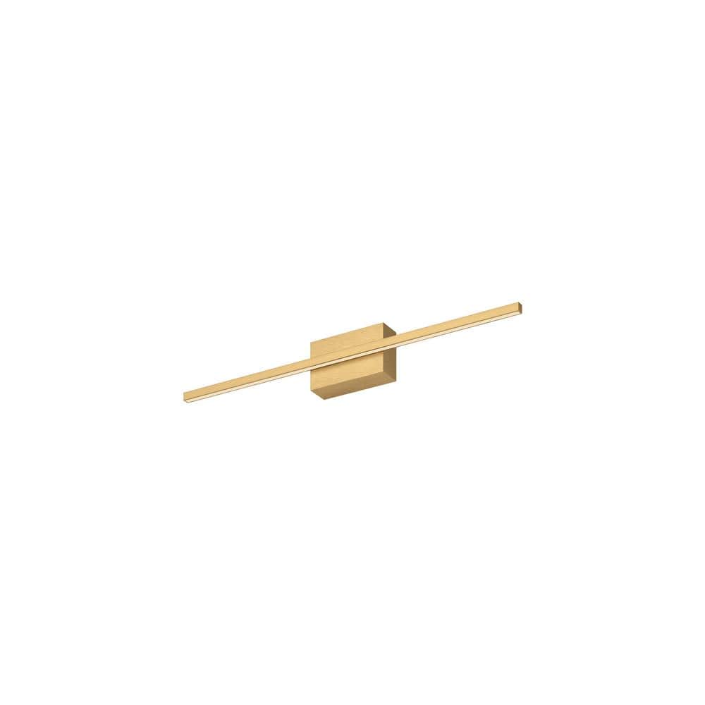 Vega Minor 24-in 1 Light 18-Watt Brushed Gold Integrated LED Vanity Light price history on PriceWatchPro