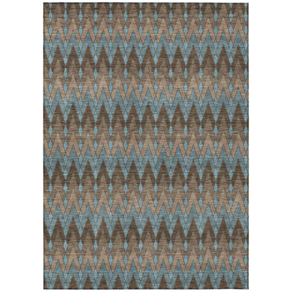 Chantille Machine Washable Indoor/Outdoor Abstract ACN2558 Brown 3 ft. x 5 ft. Area Rug price history on PriceWatchPro