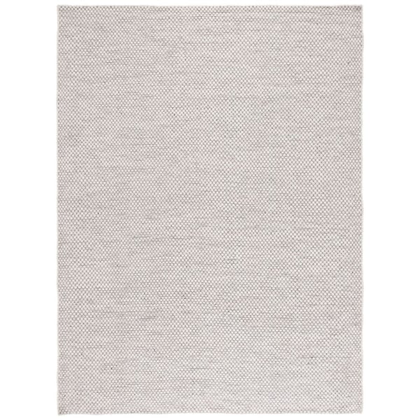 Vermont 9 ft. x 12 ft. Light Gray/Ivory Abstract Lattice Area Rug