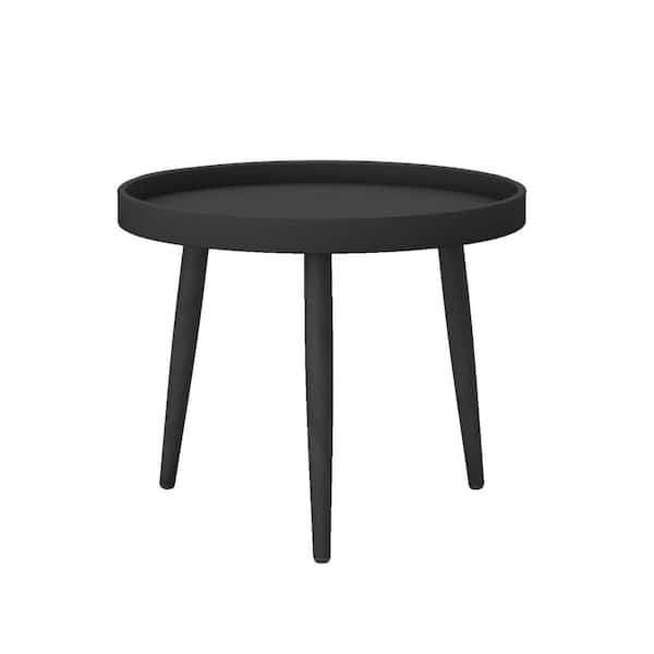 Jamesdar Kurv 17.7 in. Black Chat Table