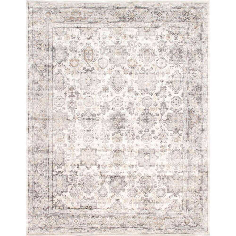 Pasargad Home Amadeus Ivory 12 ft. x 15 ft. Polypropylene and Polyester ...