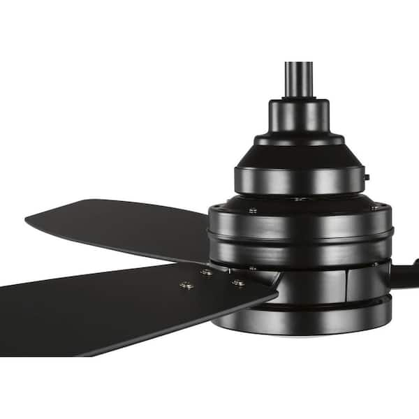 Progress Lighting Gaze Collection 60 in. 3-Blade Indoor Black