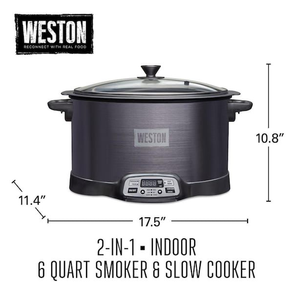 Crock-Pot Programmable 6 Quart Slow Cooker - Black