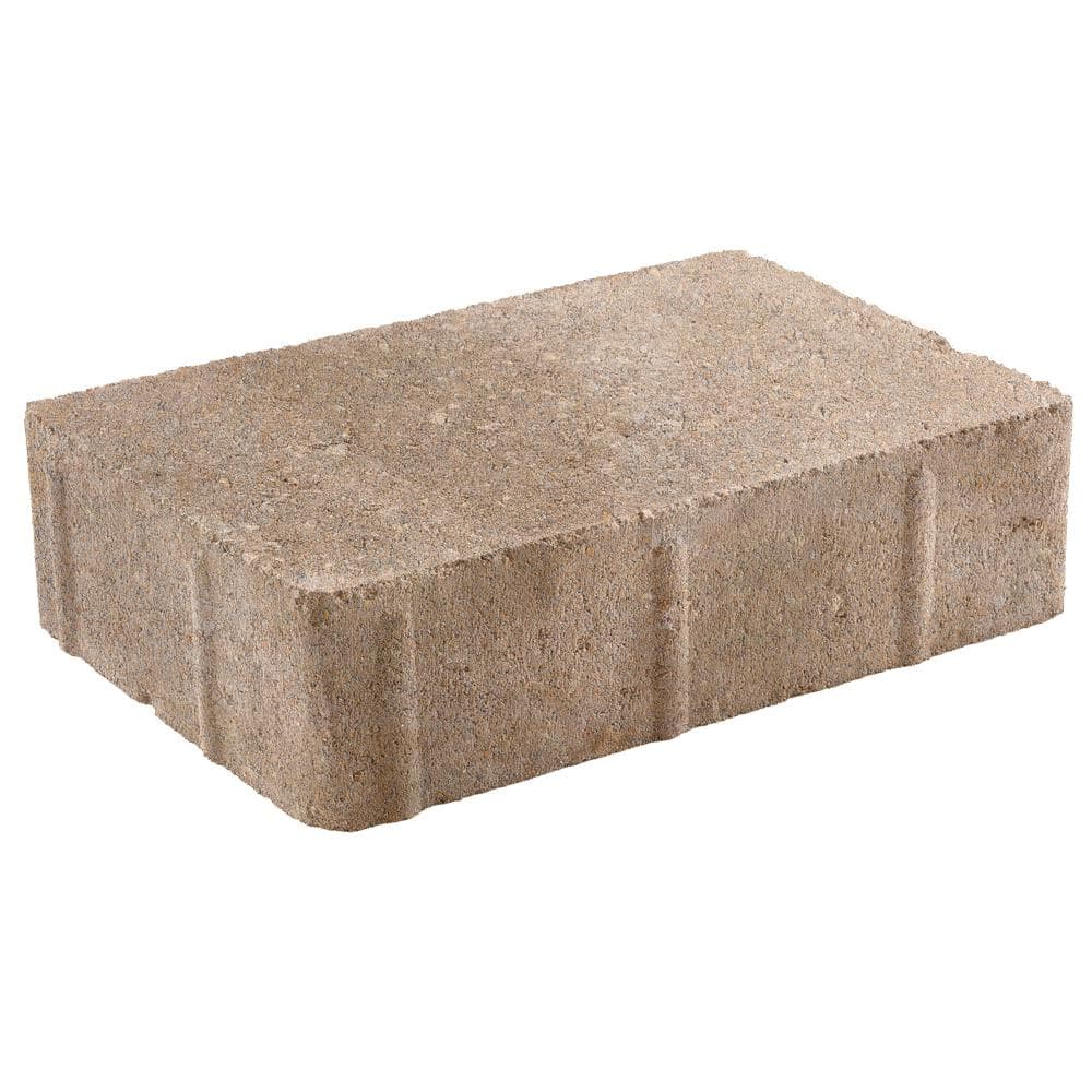 Pavestone Vintage 8.86 in. L x 8.86 in. W x 2.36 in. H Milsap Concrete ...