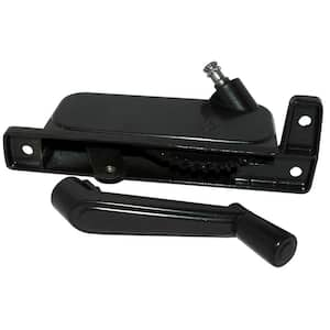 Bronze Right-Hand Awning Window Operator with Window Clip and Latch