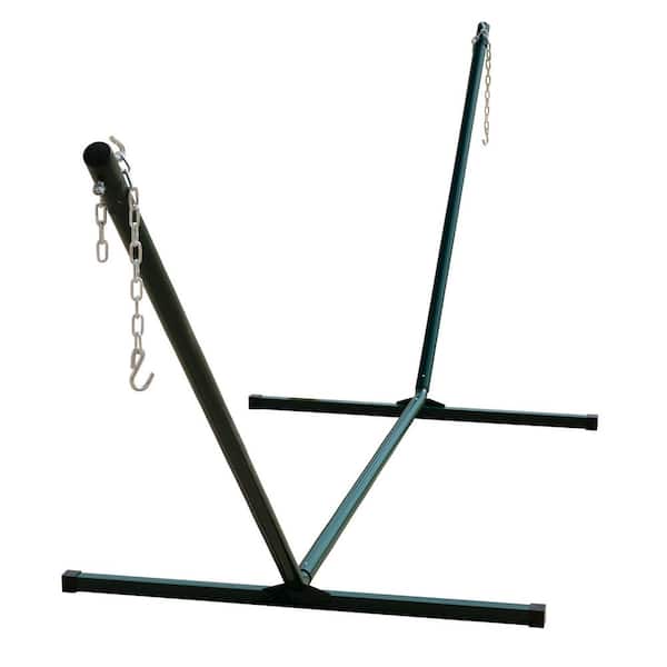Algoma 15 ft. Tri-Beam Metal Hammock Stand Green