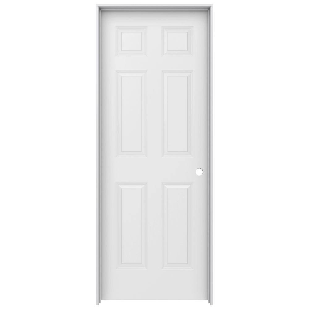 JELD-WEN 28 in. x 80 in. Colonist Primed Left-Hand Textured Molded
