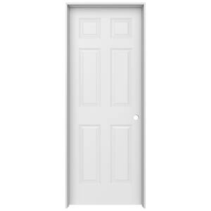 28 in. x 80 in. Colonist Primed Left-Hand Textured Molded Composite Single Prehung Interior Door