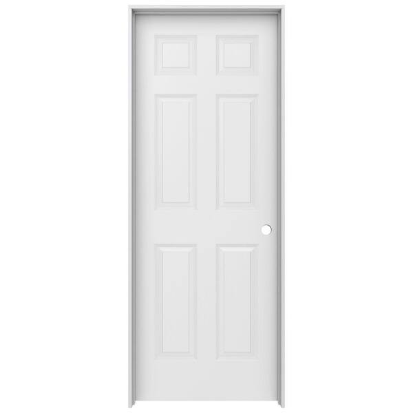 JELD-WEN 28 in. x 80 in. Colonist Primed Left-Hand Textured Molded