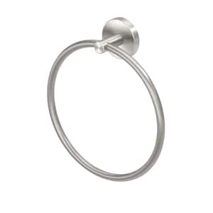 Level Towel Ring in Brushed Nickel