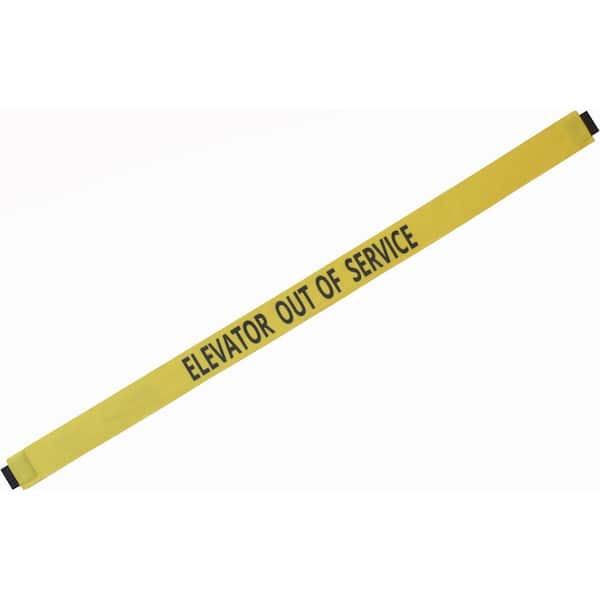 Nylon Elevator Out of Service Safety Banner with Magnetic Ends Fit's Up To A 51 in. W Elevator Doorway