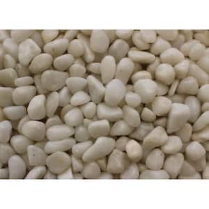 3/8 in. Polished Snow White Gravel (20 lbs. Bag)
