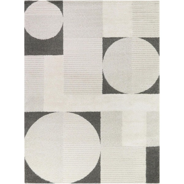 Hayley Grey 8 ft. x 10 ft. Area Rug