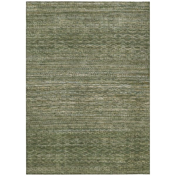 Chantille Machine Washable Indoor/Outdoor Abstract ACN2150 Fern 10 ft. x 14 ft. Area Rug