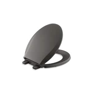 Cachet Round Closed Front Toilet Seat in Thunder Grey