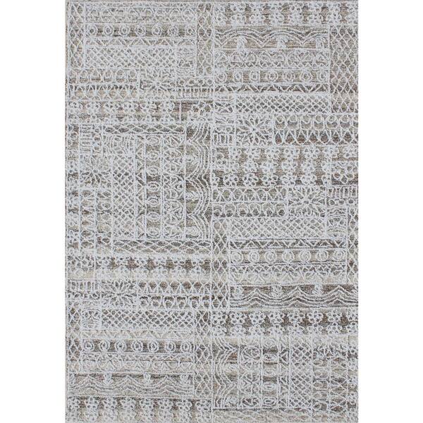 Dynamic Rugs Symphony 9 ft. X 12 ft. Ivory/Natural Southwestern Indoor ...